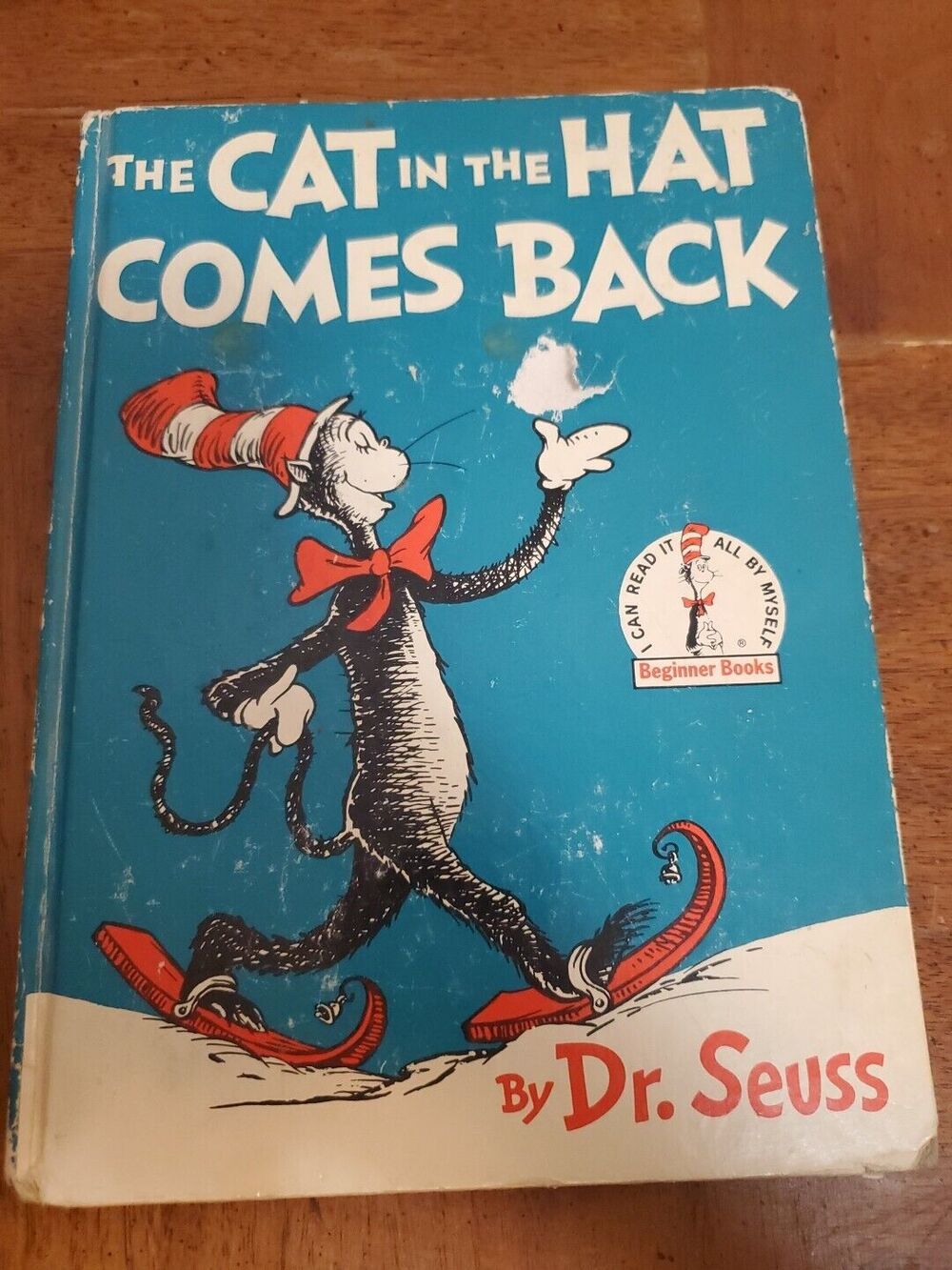 The Cat In The Hat Comes Back 1958 TRUE 1st Edition HC Book Dr. Seuss Vintage